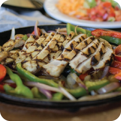 chicken fajitas
