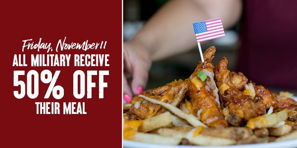 veterans day special miller's ale house