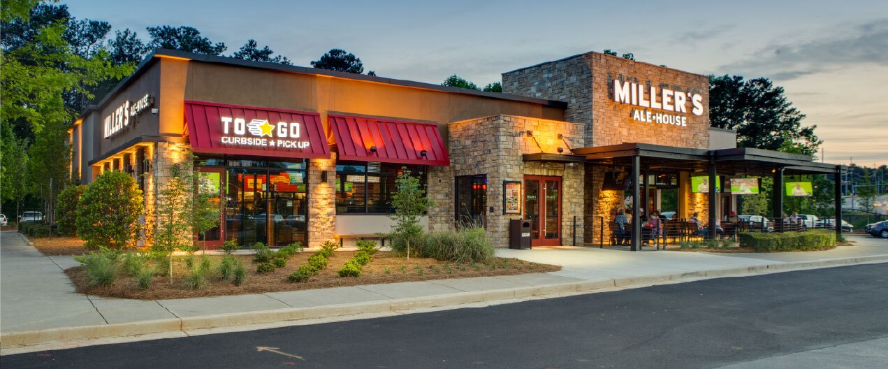 exterior at millers ale house