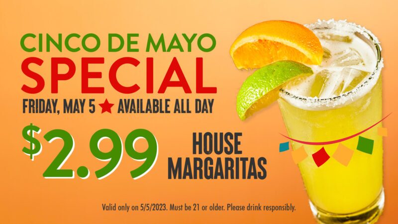 cinco de mayo specials at miller's ale house